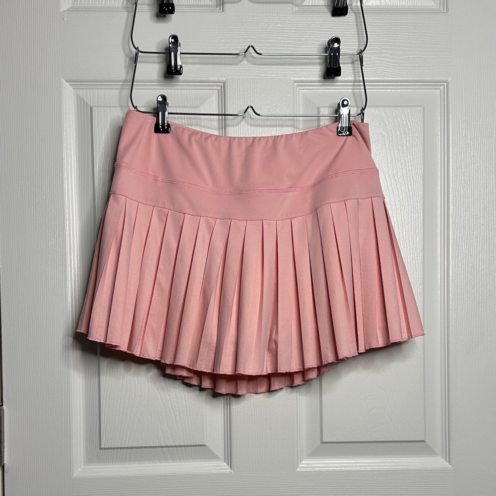 Pink Pleated Tennis Skirt